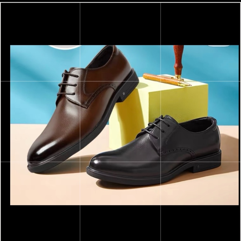 Leather shoes